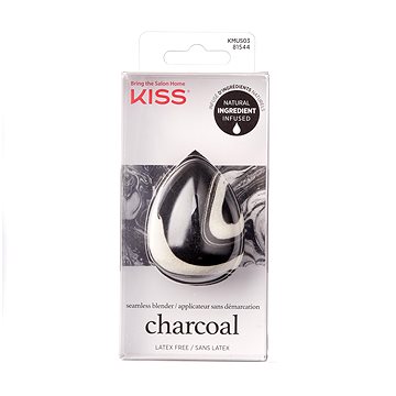 მაკიაჟის სპონჟი CHARCOAL INFUSED MAKE-UP SPONGE- Kiss